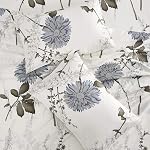 Wake In Cloud - Floral Sheet Set, 100% Cotton Bedding, Botanical Flowers Pattern Printed (4pcs, King Size)