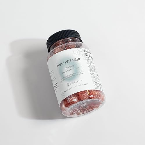 Miniatura 5 de Gomitas multivitamínicas vitaminas diarias para adultos, apoya el sistema inmunológico, la energía y la función cognitiva, sabor a fresa, vitaminas