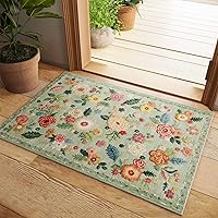 Vista 71 de Alfombras de Área 8x10 Lavables: Alfombra Grande para Sala de Estar Resistente a Manchas Desgastada Vintage Boho Alfombra Antideslizante de Pelo