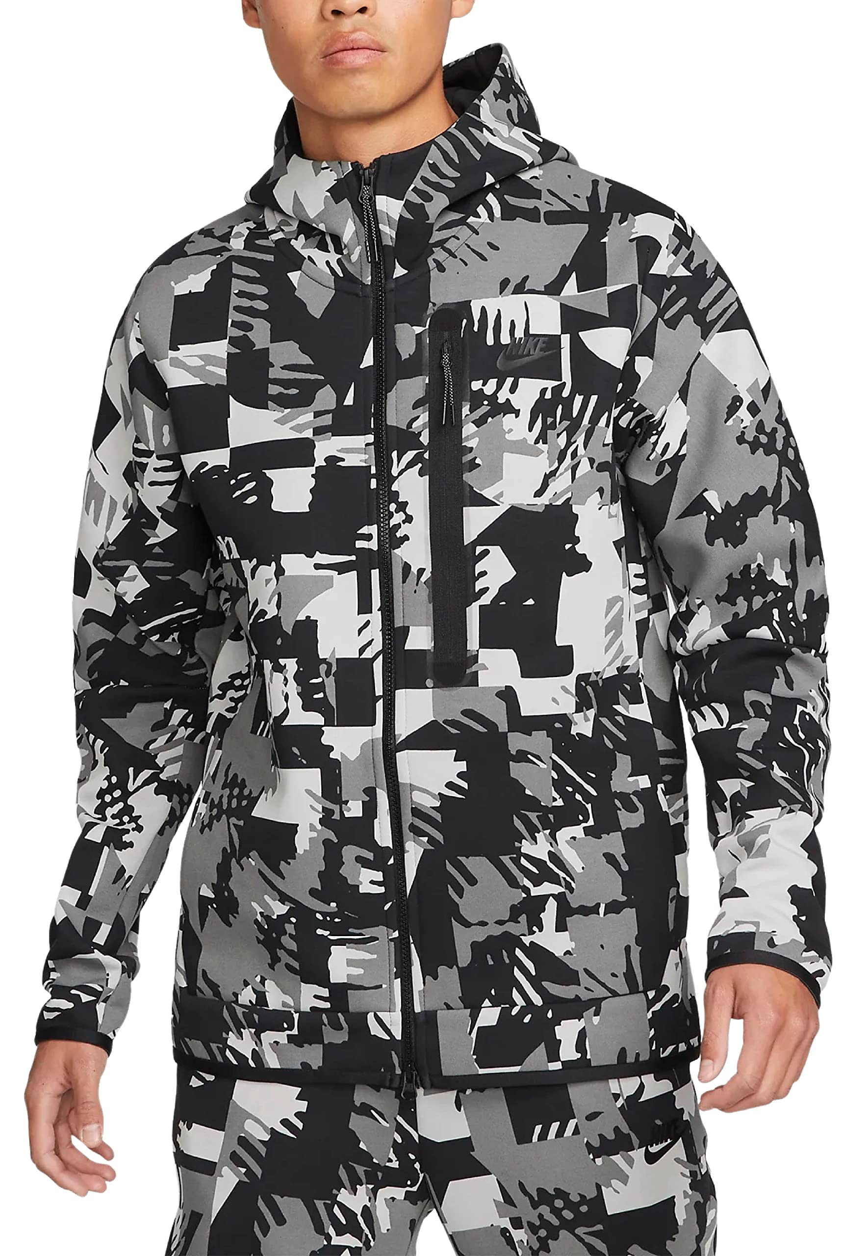 NikeMen's Tech Fleece Washed Full Zip Hoodie