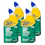 Zep Acidic Toilet Bowl Cleaner - 32 oz (Case of 4) - ZUATBC324 - Experience the Ultimate Cleaning Power with Our 2x Thicker Clinging Formula, Designed to Deliver a Professional-Quality Clean