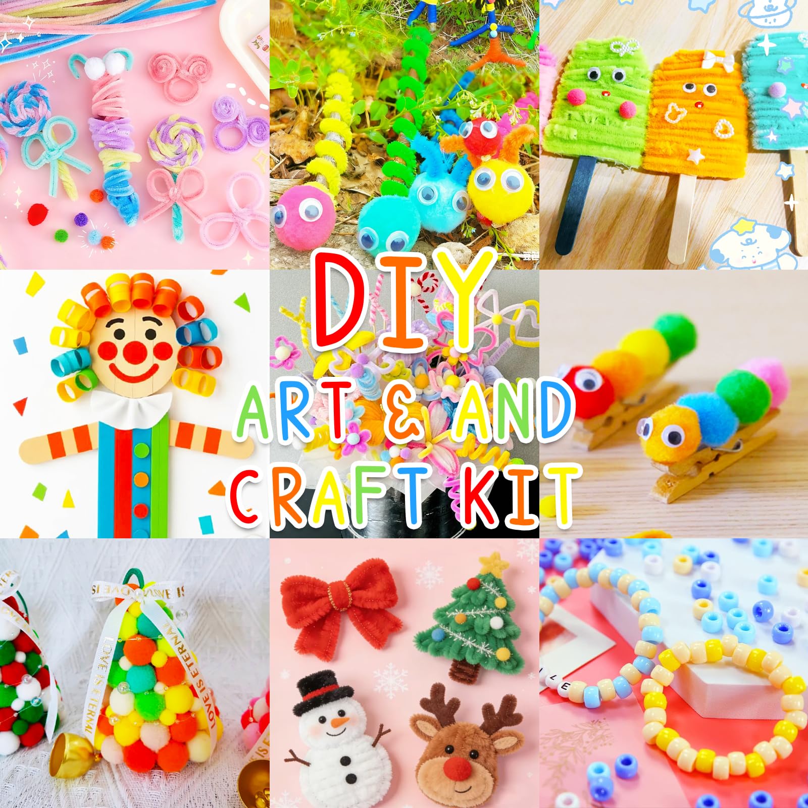 Kids Craft Kit - Arts & Crafts for Ages 5-12 -4