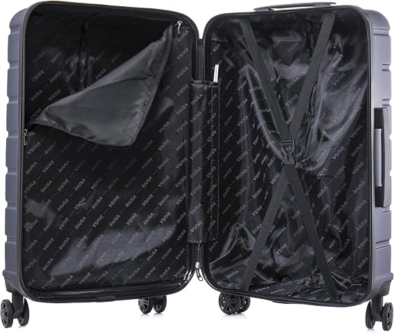 InUSA TREND 28-Inch Large Hardside Spinner Luggage Lightweight Durable Blue