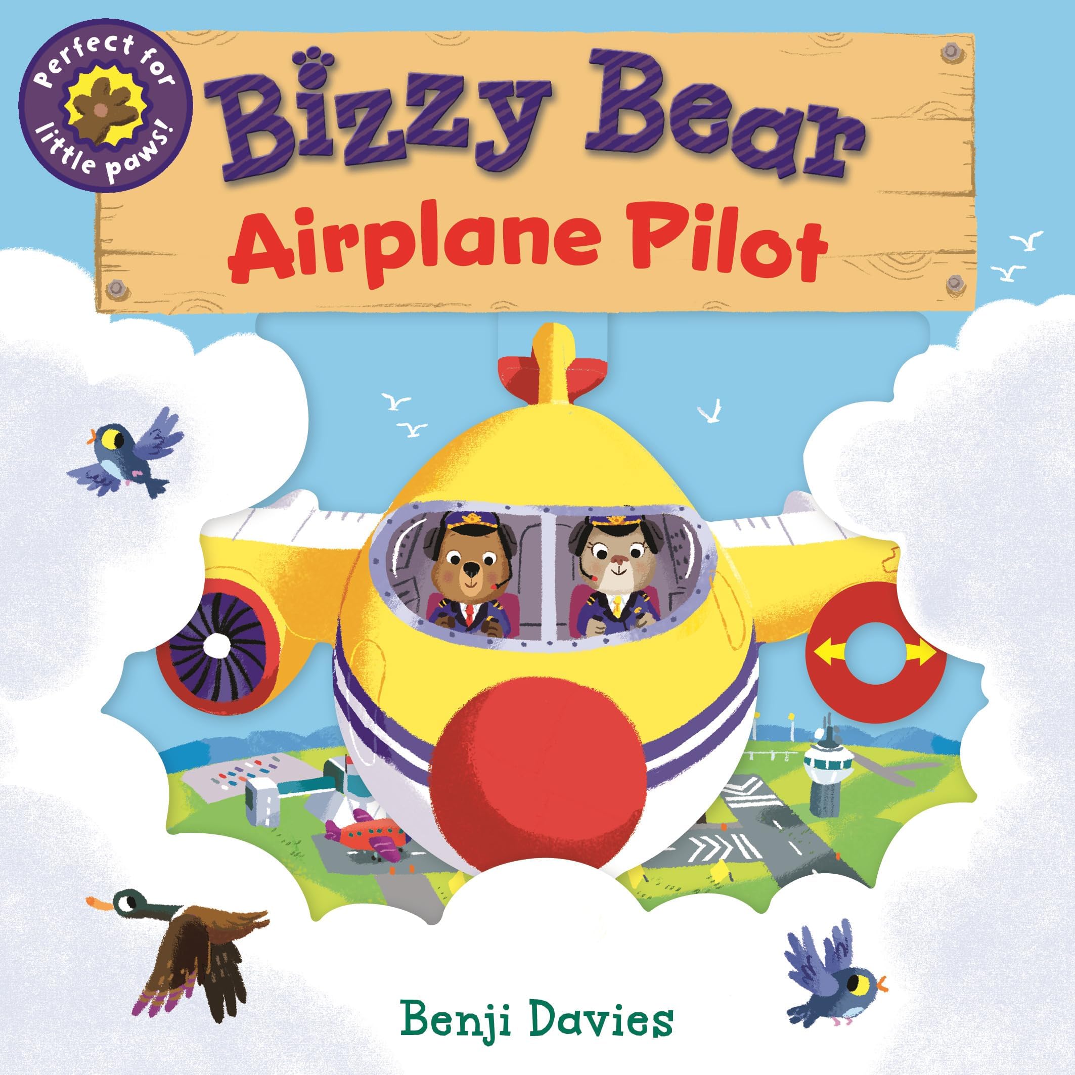 Bizzy Bear: Airplane Pilot: (Interactive Board Book About Aircraft Planes for...