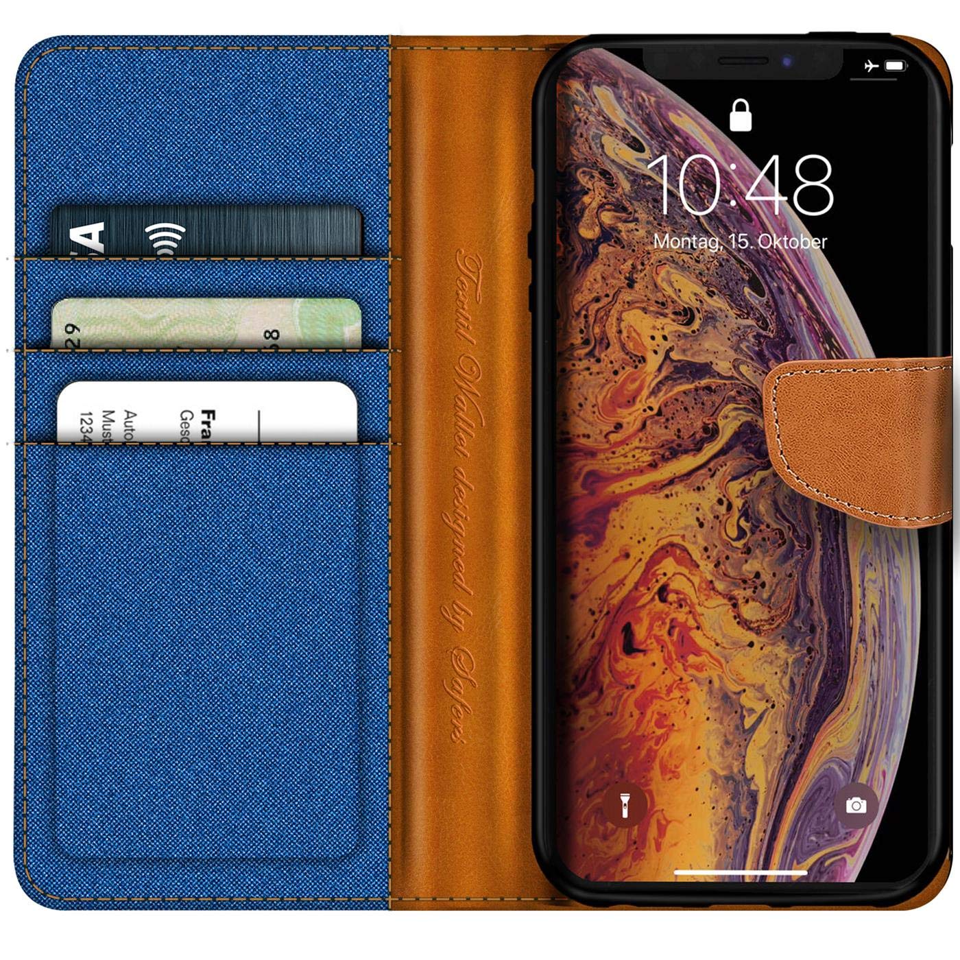 Verco Phone Wallet Case compatible with the iPhone XS - Image 2