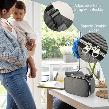 Travel Carrying Bag for Lifevac Travel Kit, Case for Airway Suction, Gray