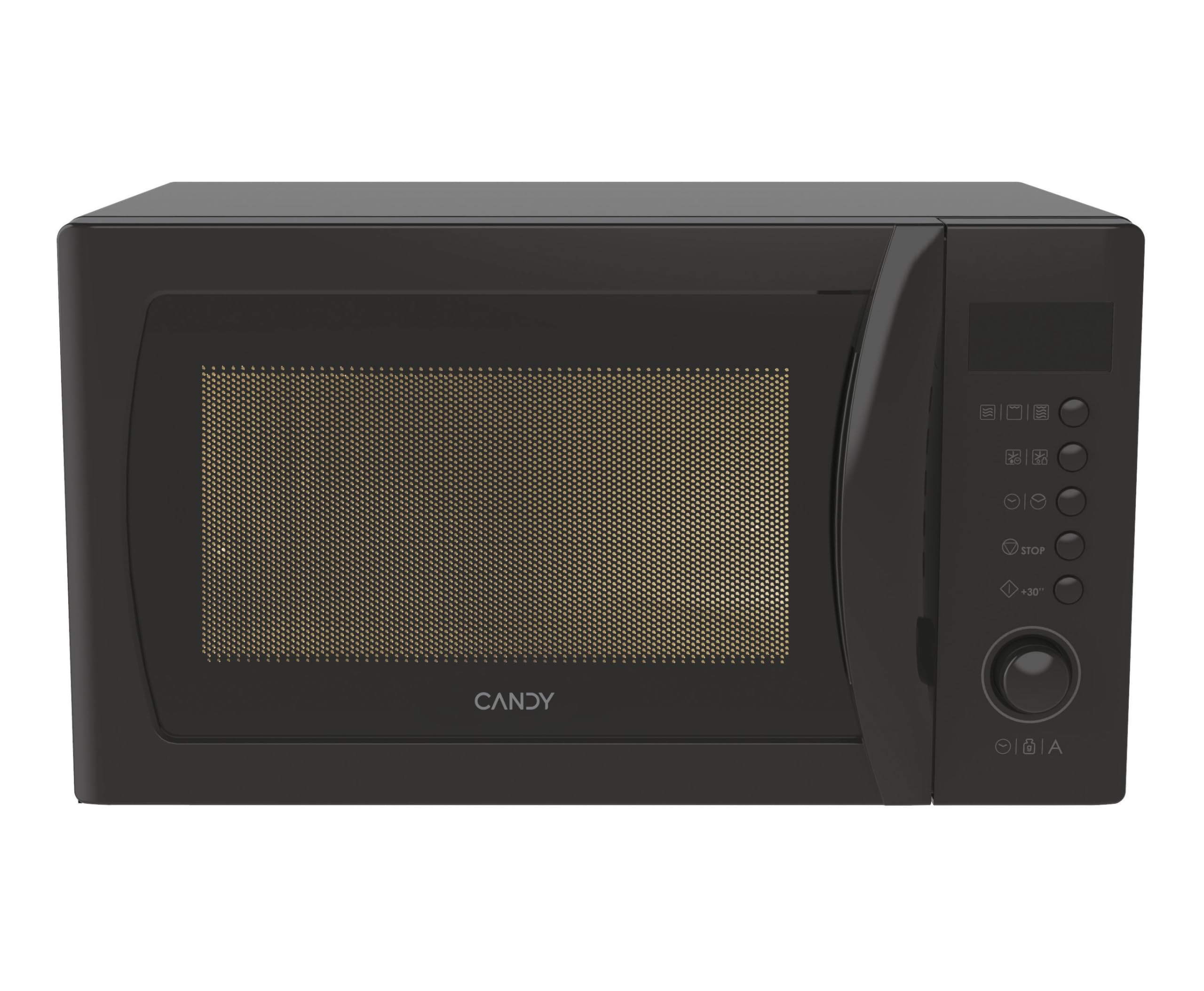 Candy Idea CMGA20SDLB Mikrofalówka Grill,20L, 700W-1050W,5 Poziomy mocy,8 Programy, Akustyczny Alert Zakończenie, Talerz 25,5CM, Grill Rack, Odszranianie, Otwarcie Lewy,Czarny