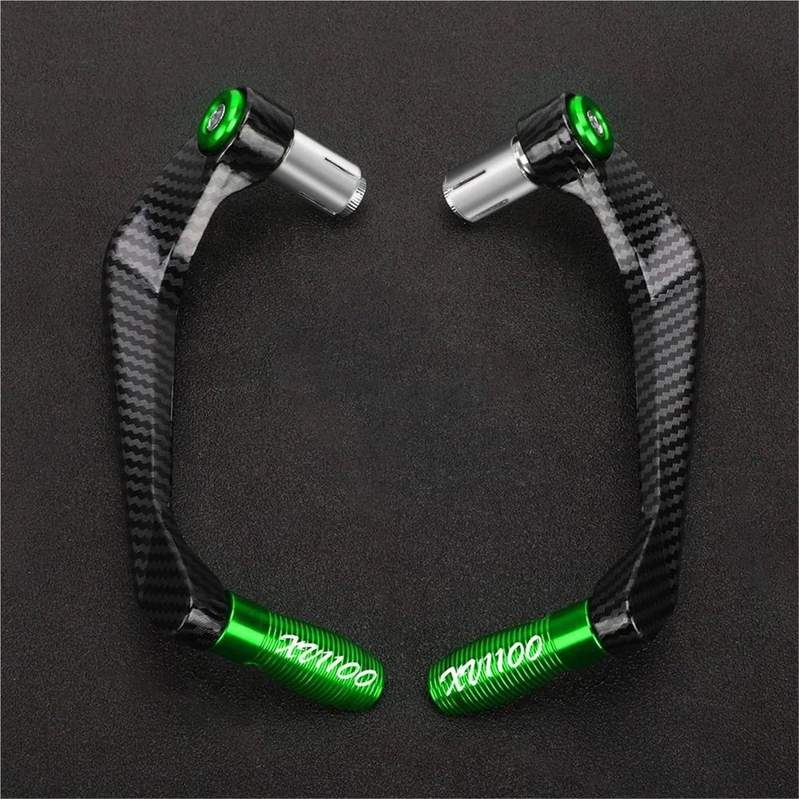 Zapora Green A Controls Parts Motorcycle Handlebar Brake Clutch Lever Handguard Protector Parts For Yamaha Xv1000 1984 1985 For Virago 1986-1997(Green A)