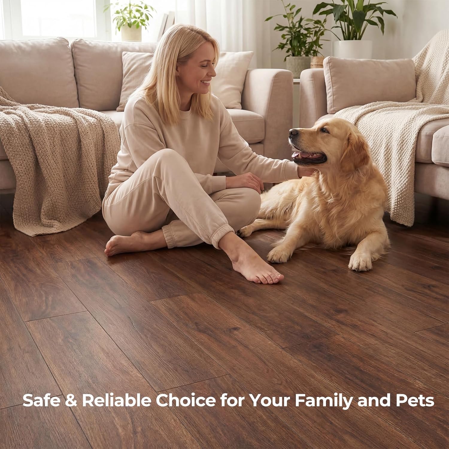 Giantex 24-Pack Vinyl Flooring Planks 36" x 6", 36 Sq.Ft Waterproof Wood Grain Luxury Vinyl Flooring, Glue Down Floor Tiles for Bathroom, Kitchen, Basement, RV, Walnut Brown