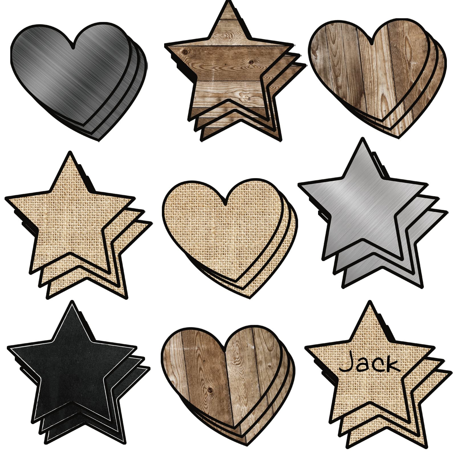 Style industriel chic rustique pour embellir les tableaux d'école