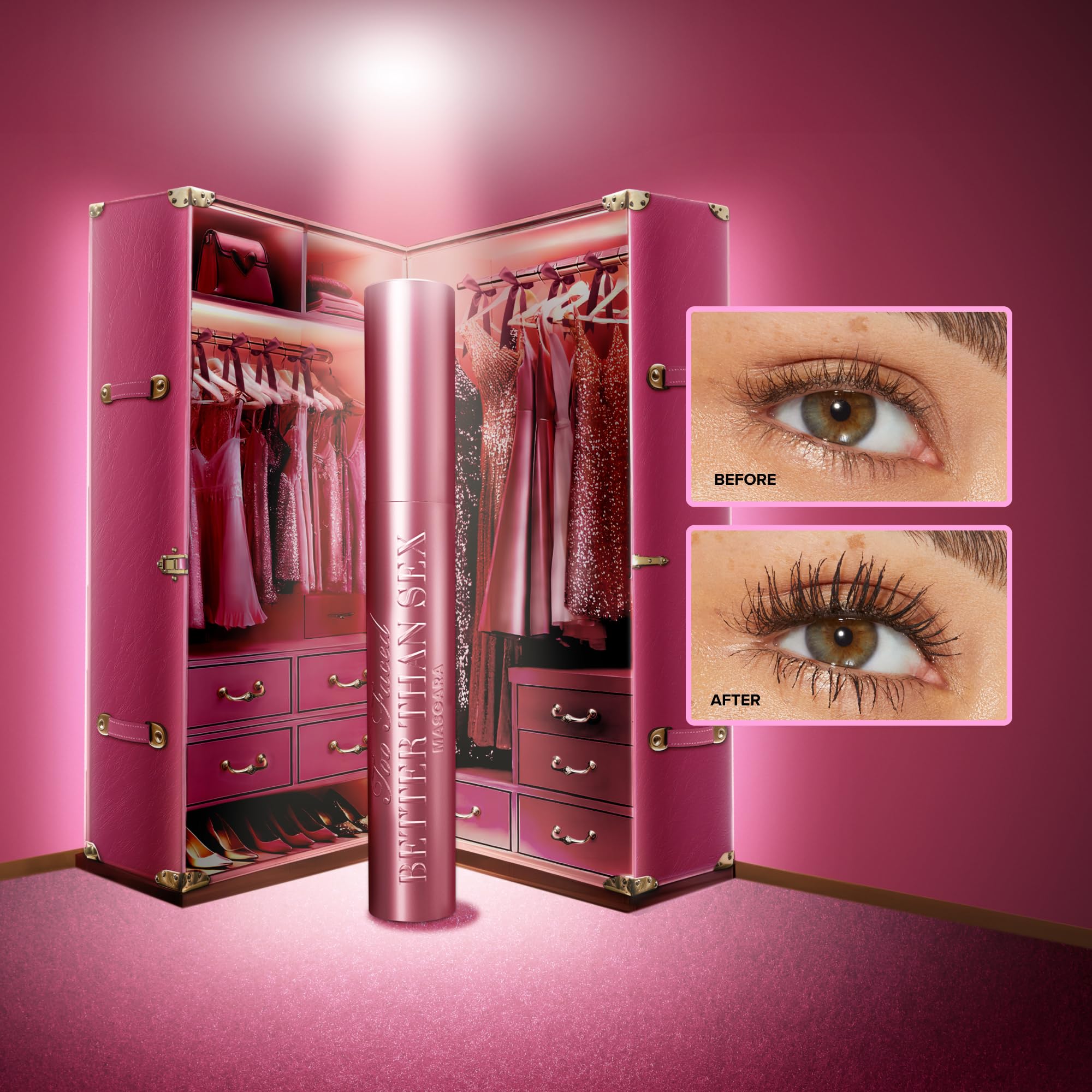 Too Faced Better Than Sex Volumizing Mascara | Dramatic Volume + Length | Cruelty Free