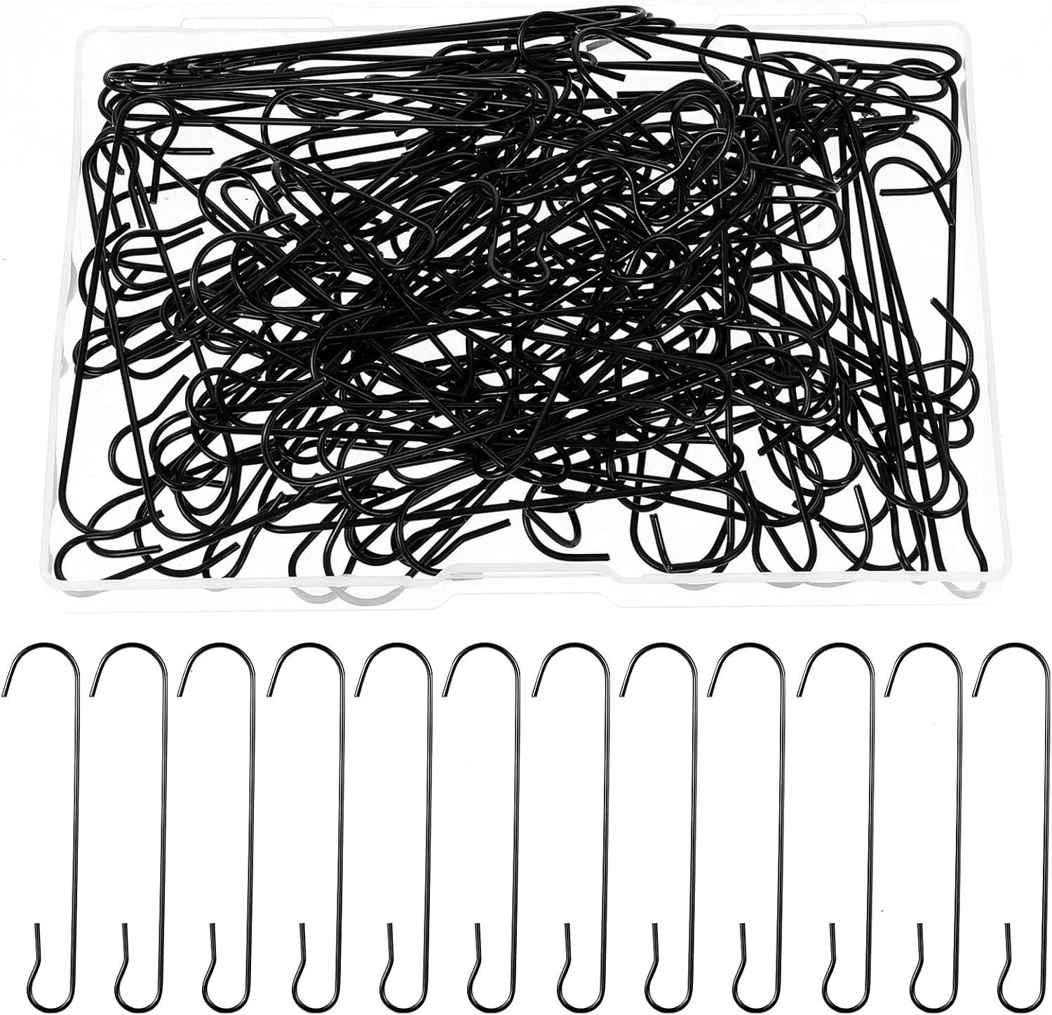GEEHUA 120 Pcs Christmas Ornament Hooks, Metal Wire