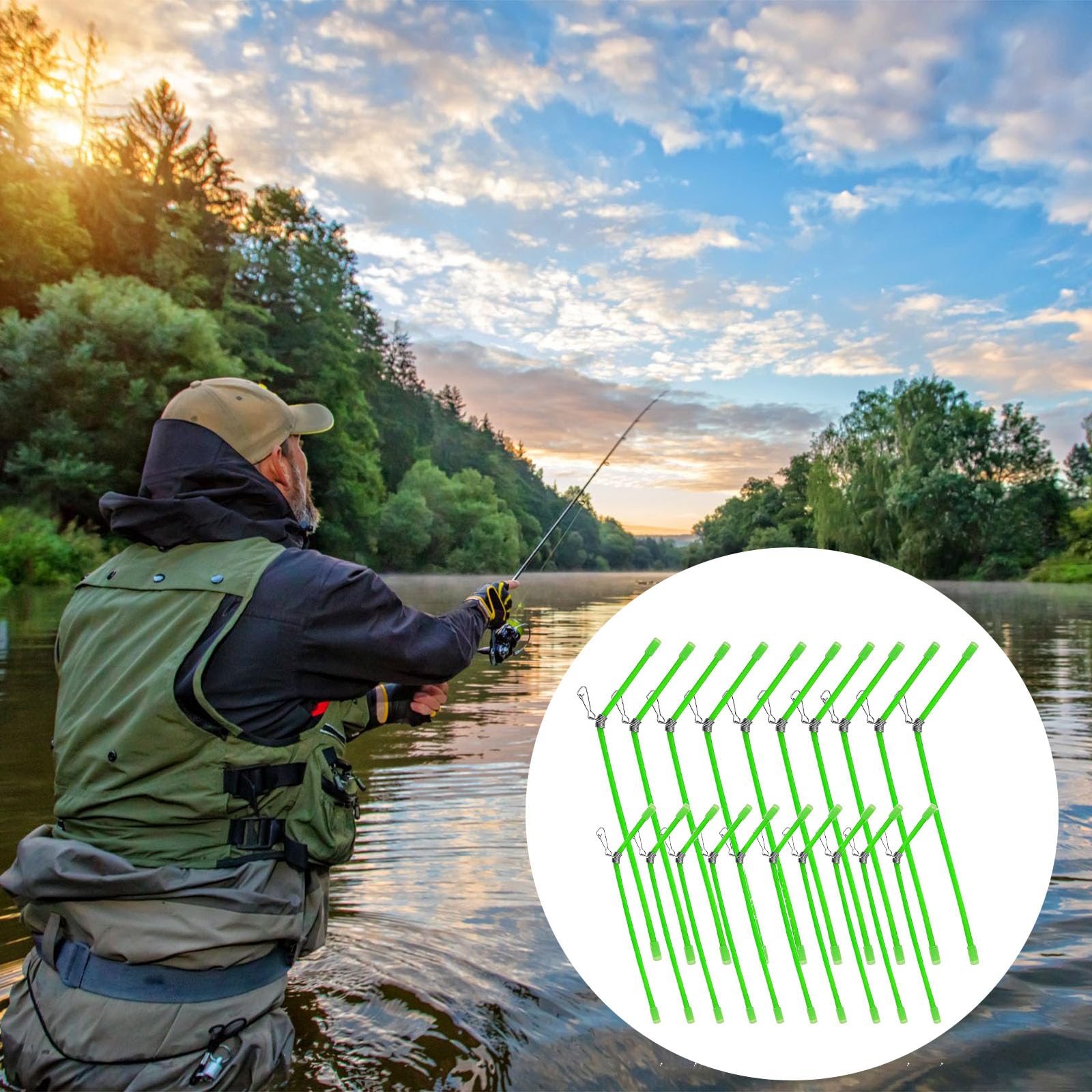 10 Bracci Anti-Groviglio Per Pesca - Connettori In PVC Per Evitare Tanghi Nella Lenza - Foto 8