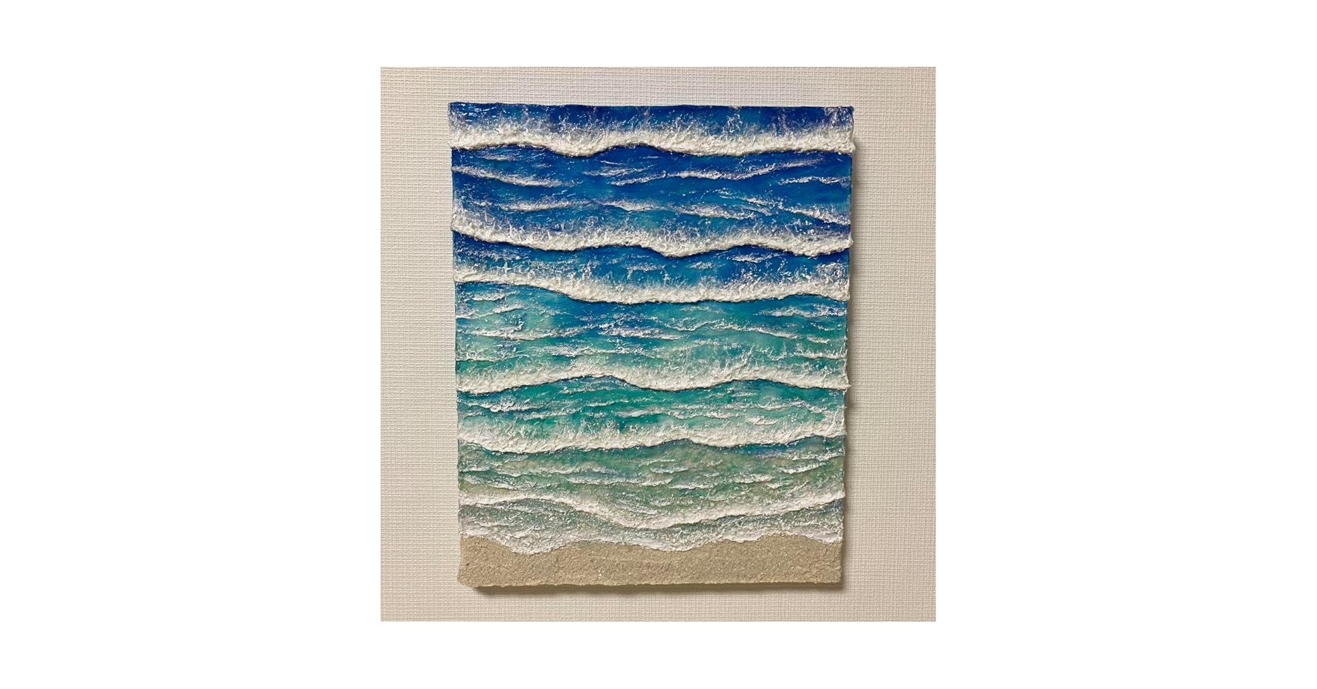 海景 海の風景画 アクリル絵具 テクスチャーアート seaart 海の絵 海景 海の風景画 アクリル絵具 テクスチャーアート seaart 海の
