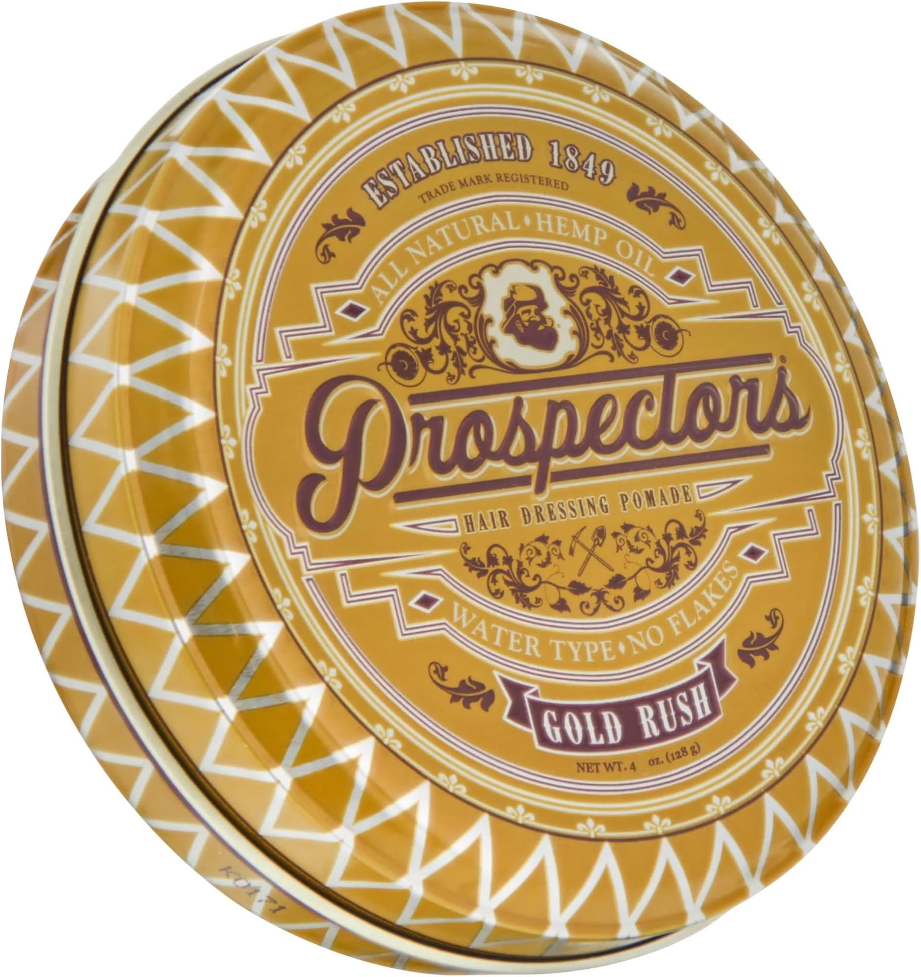 Prospectors Gold Rush Hair Pomade 4 oz. Tin Can