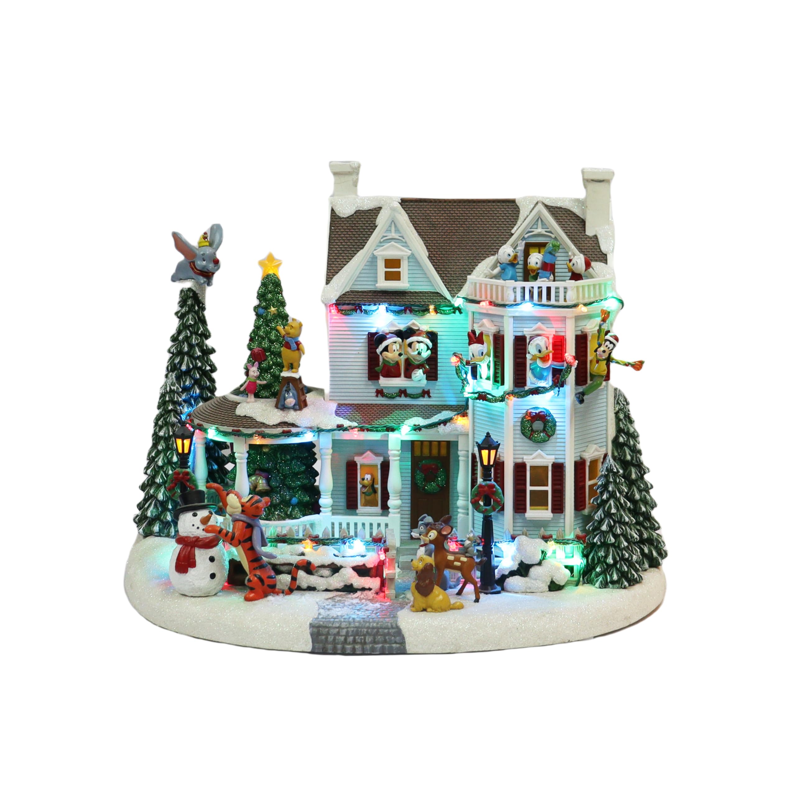Amazon.com: Animated Disney Christmas House 12”H Moments In Time