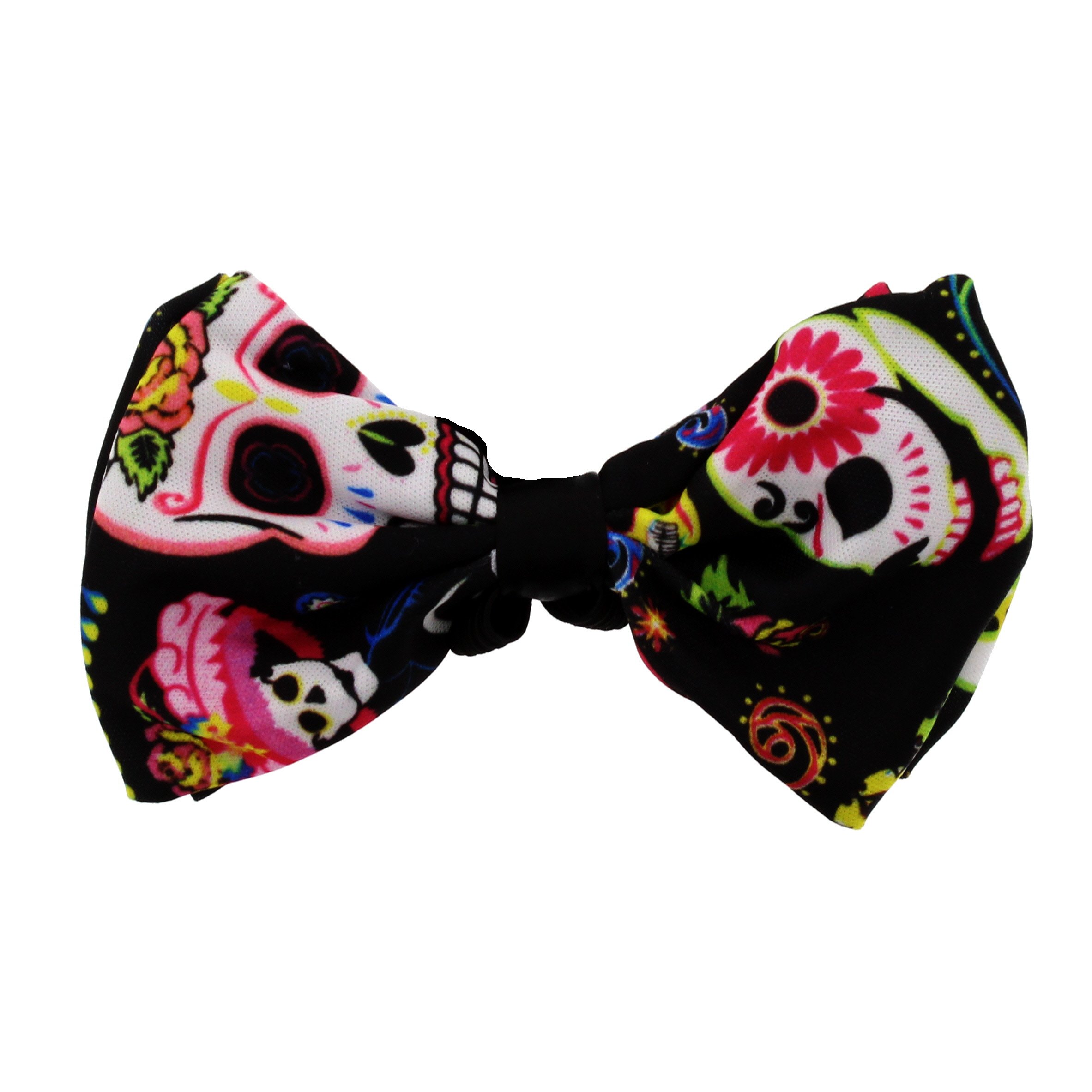 Zac's Alter Ego Day of the Dead Sugar Skull Bow Tie