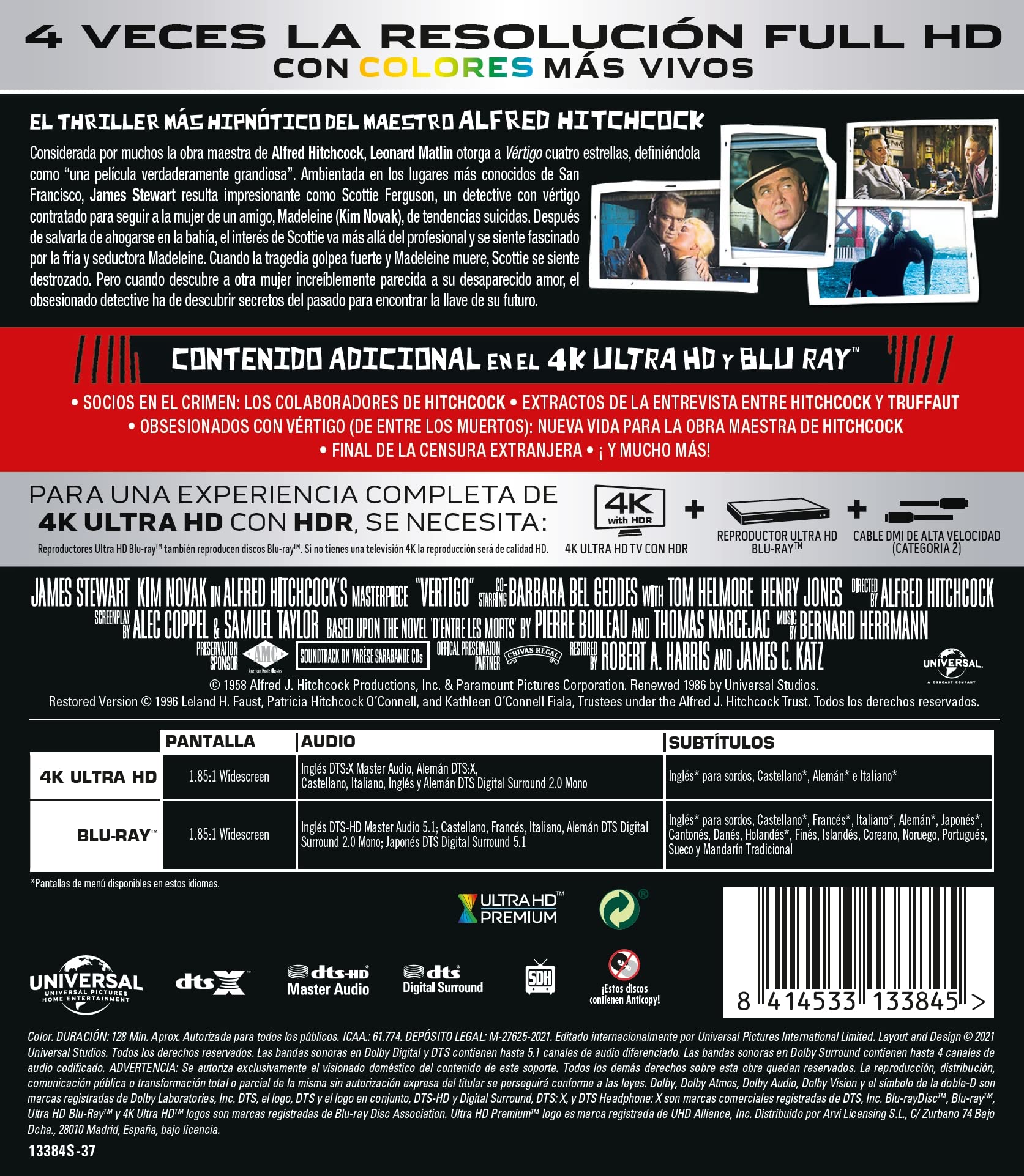 Vértigo (4K UHD + Blu-ray)