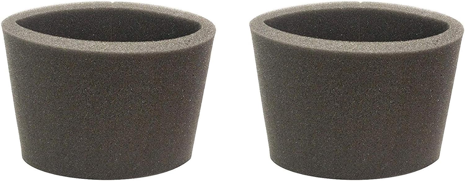 MaxLLTo 2-Pack Wet Dry Filter Foam Cartridge Sleeve for Shop Vac 905-85 9058500