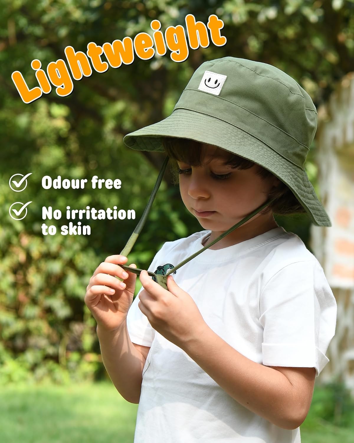 FURTALK Toddler Baby Sun Hat for Boy Girl Kids Bucket Beach UPF 50+ Summer Hat - Image 4