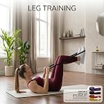 KUNOVA (TM) 4Pcs Bandes de résistance pour l'entraînement, bandes d'assistance à la traction, bandes de exercices à étirer, bandes pour hommes et femmes 5-80 Lb