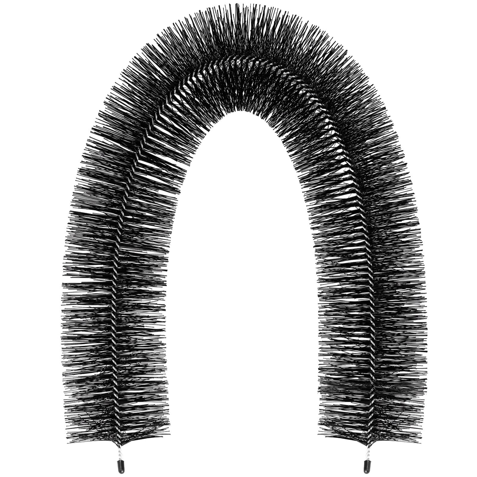 Gutter Guard Szczotka W Kształcie Walca Easy On Gutter Guard 5" Szczotka Rynnowa Z Włosiem Łatwa Do Czyszczenia Do Rynny Dachowej Na Zewnątrz(5 PCS)