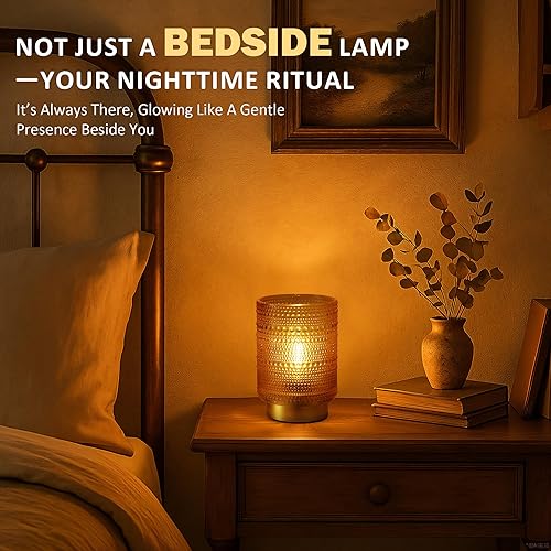 Miniatura 5 de Lámpara decorativa a pilas con temporizador para estantería, mesita de noche, mesa auxiliar, pequeñas lámparas de mesa inalámbricas con bombilla LED