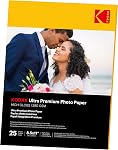 Kodak Ultra Premium Photo Paper 8.5 x 11 Glossy, 25 Count 74lb - 280 GSM (41177-9891173)