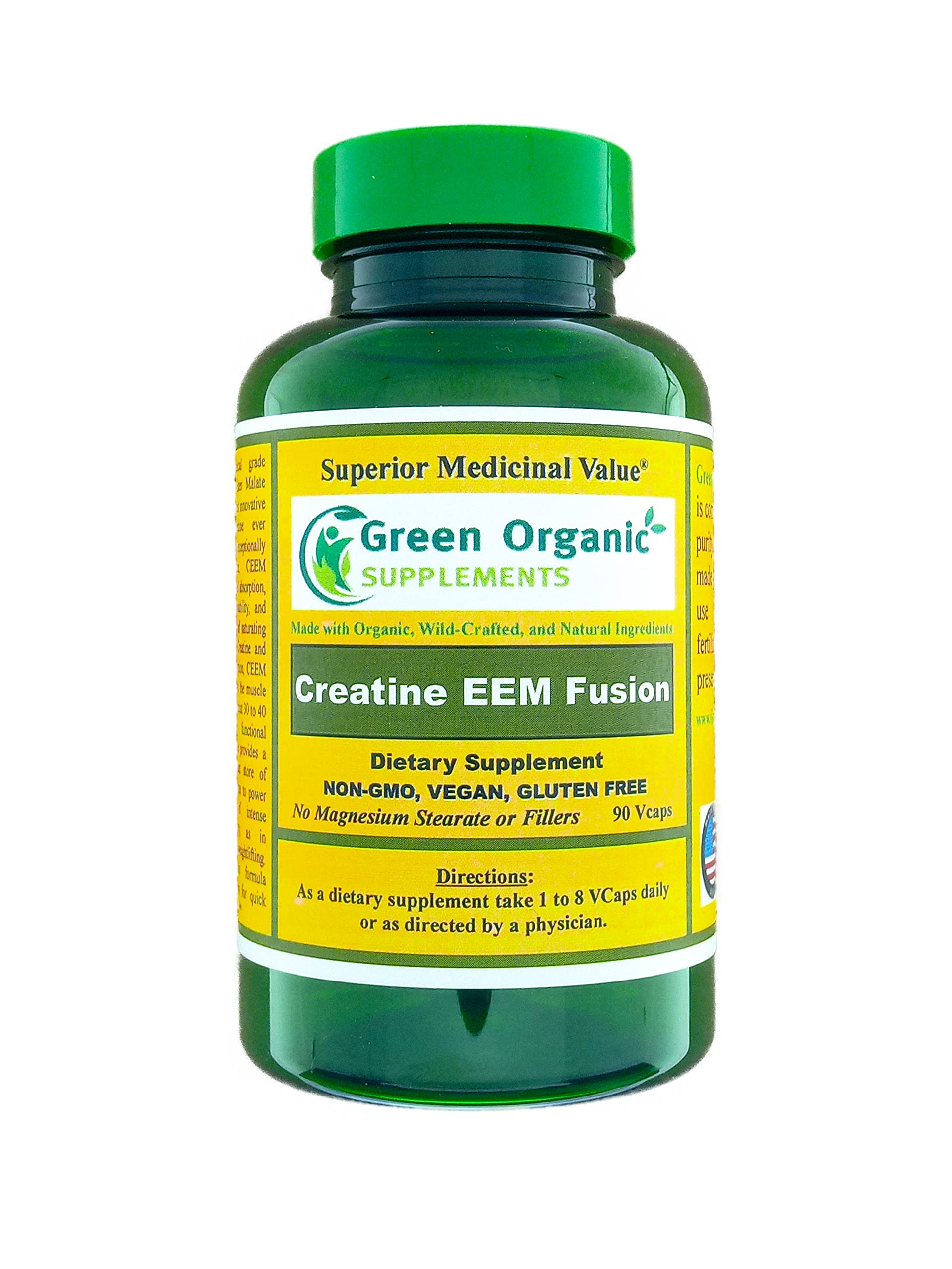 Creatine EEM Fusion, 90 VCaps, High Absorbable, Non-GMO, Gluten-Free (Single)
