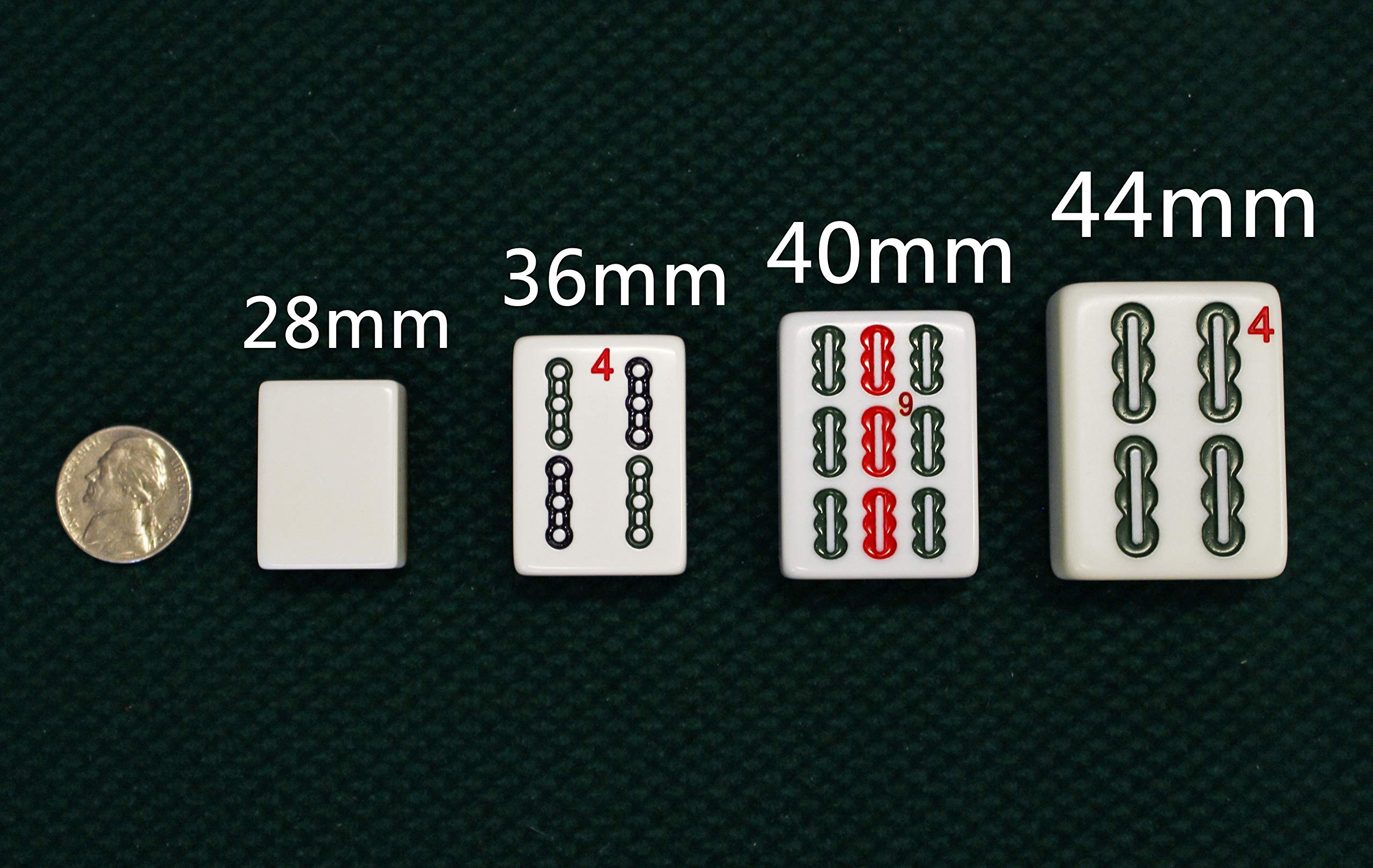 中国大手感麻将 Set of 144 Magnetic 44mm No Number Chinese Large
