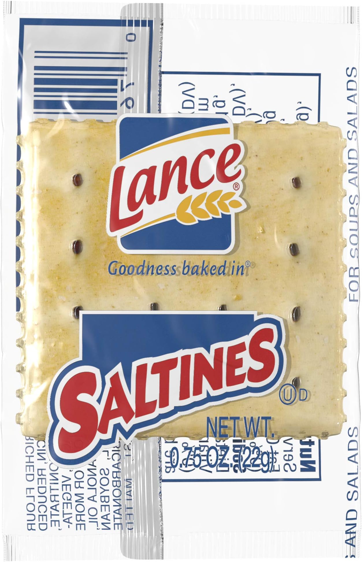 Saltines Crackers, Single Serve Packs, 500 Count
