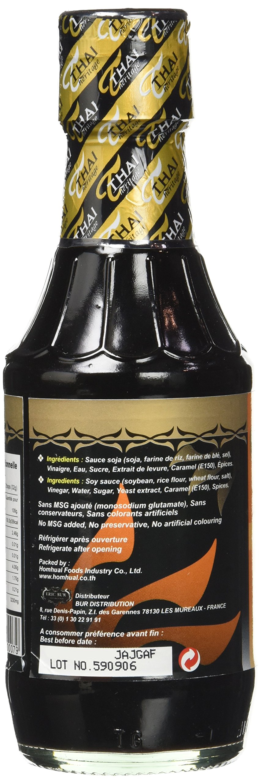 THAI HERITAGE Sauce Teriyaki 210 g - Lot de 6