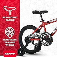Vista 3 de Huffy Upshot 121620 Inch Boy's Bike for Kids, Multiple Color Options Available, Removable Training Wheels, BMX Design, Designed for Growth, Durable