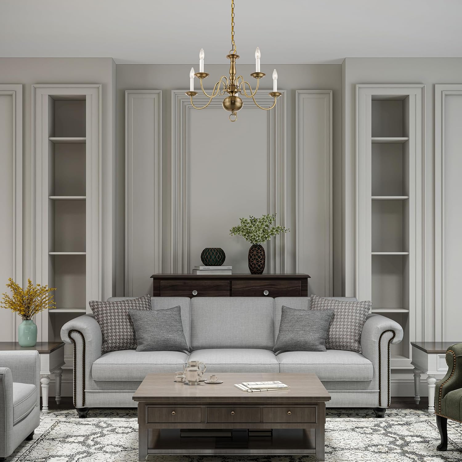 Livex Lighting 5005-01 Williamsburgh Chandelier