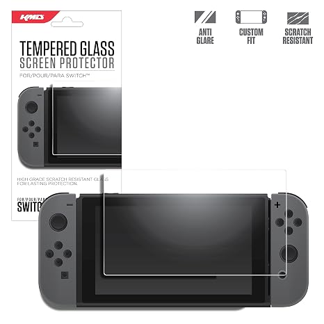 KMD Premium Tempered Glass For Nintendo Switch - Nintendo Switch;