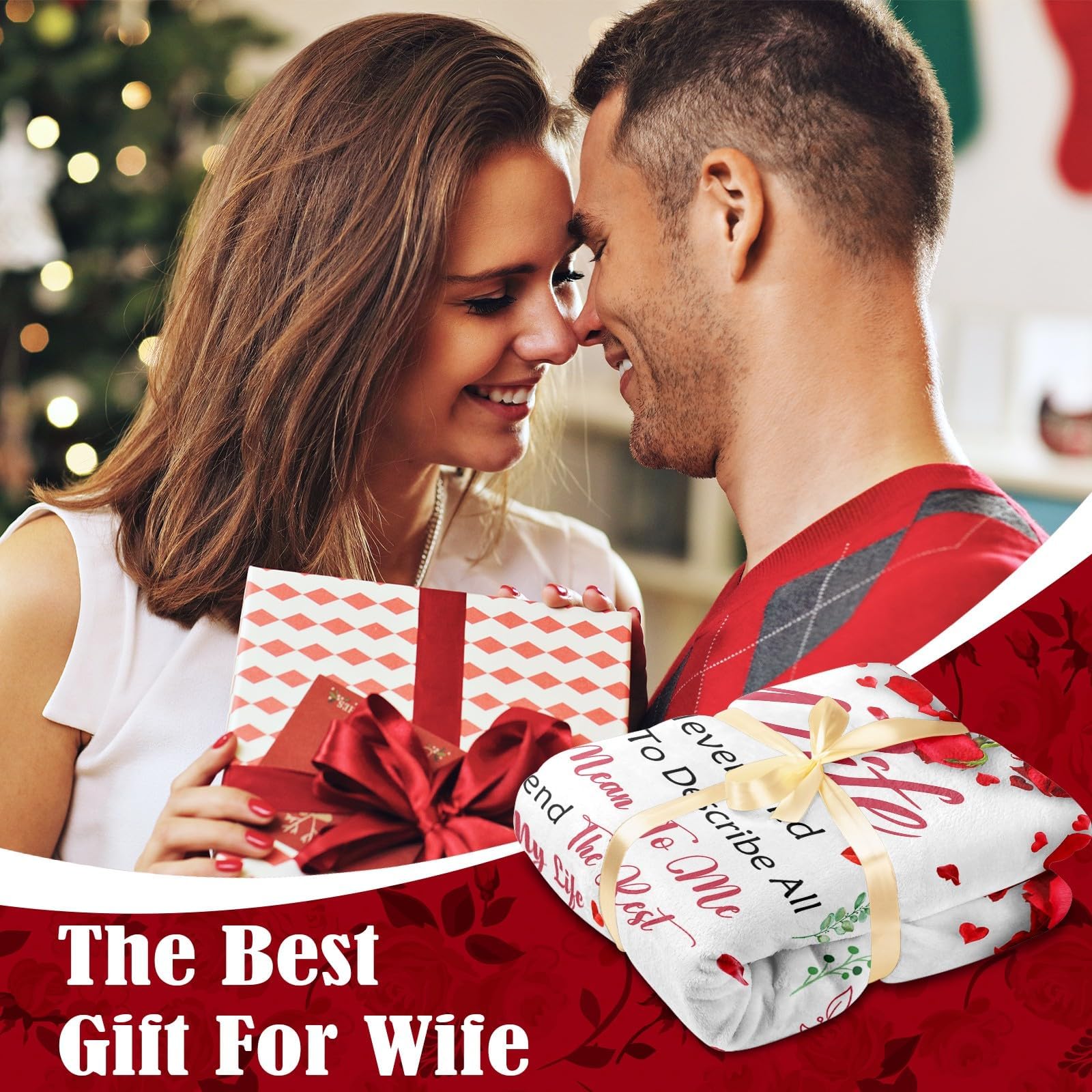 Gifts for Wife from Husband - Anniversary Wedding Gifts for Women - Wife Birthday Ideas - Romantic I Love You Gift for Her - Valentines Present for Her - to My Wife's Blanket 50"x60"