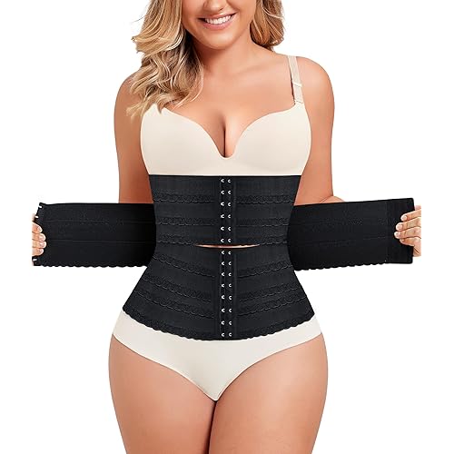 Segmented Waist Trainer for Women Waist Cincher Shapewear for Women Tummy Control Workout Body Shaper Girdle