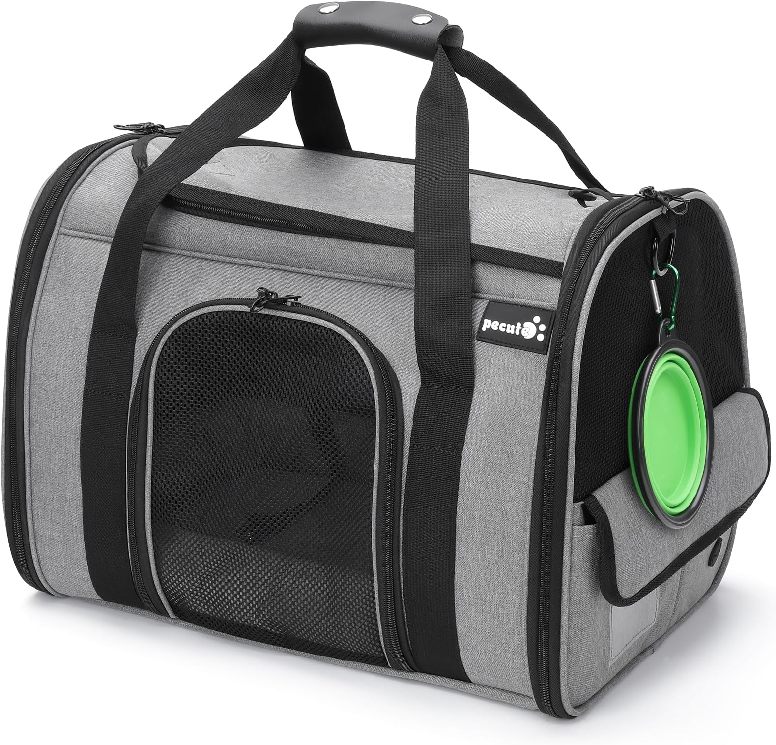 Borsa Trasportino Cani In Pregiata Ecopelle Colorata 100% Made In - Foto 4