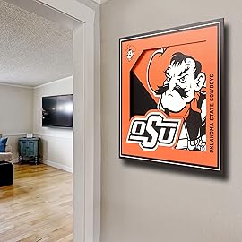 YouTheFan NCAA Oklahoma State Cowboys 3D Logo Series Wall Art - 12x12