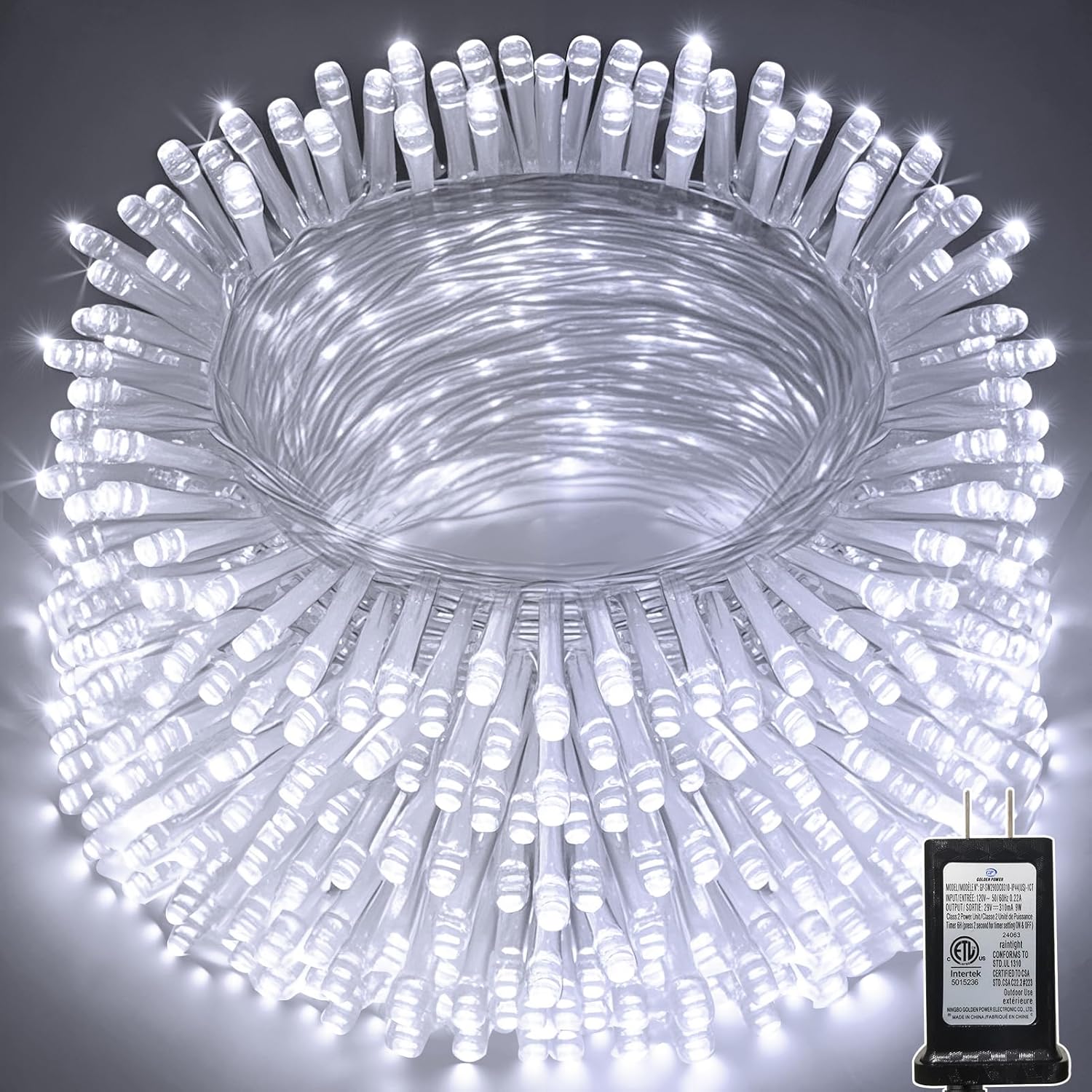 328 FT Christmas Light1000 LED Xmas Lights OutdoorChristams String Lights Waterproof 8 Modes & Timer, Fairy Lights Plug in for Weeding, Patio, Party, Holiday,Christmas Decor (Cool White) 328 FT Christmas Light1000 LED Xmas Lights OutdoorChristams String Lights Waterproof 8 Modes & Timer, Fairy Lights Plug in for Weeding, Patio, Party, Holiday,Christmas Decor (Cool White)