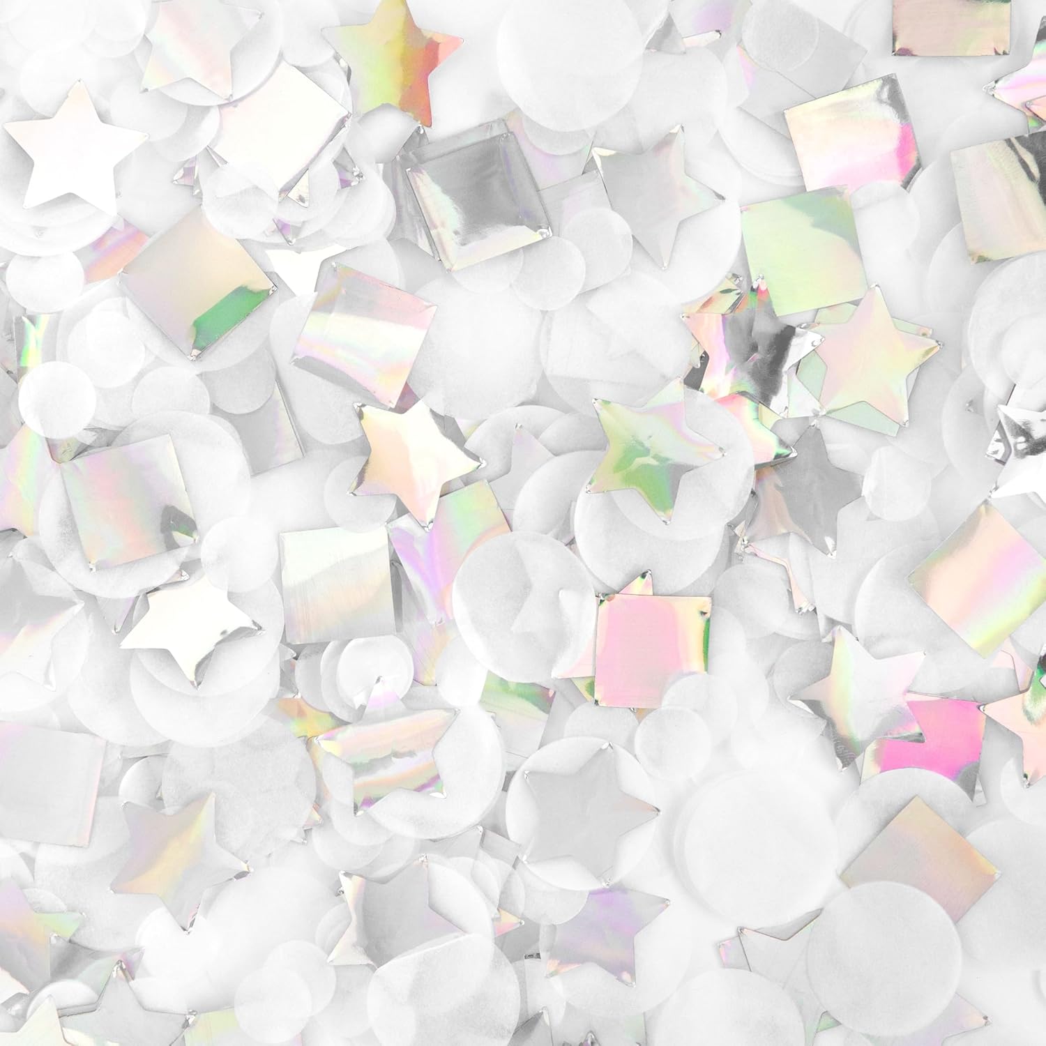 Celebrate It Iridescent Paper Confetti - Ideal for Birthdays, Baby Showers, Table Decor & Party Celebrations, 12 Pack