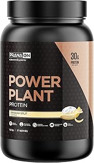 PranaON Power Plant Protein Banana Split Flavour Supplement 1.2 kg