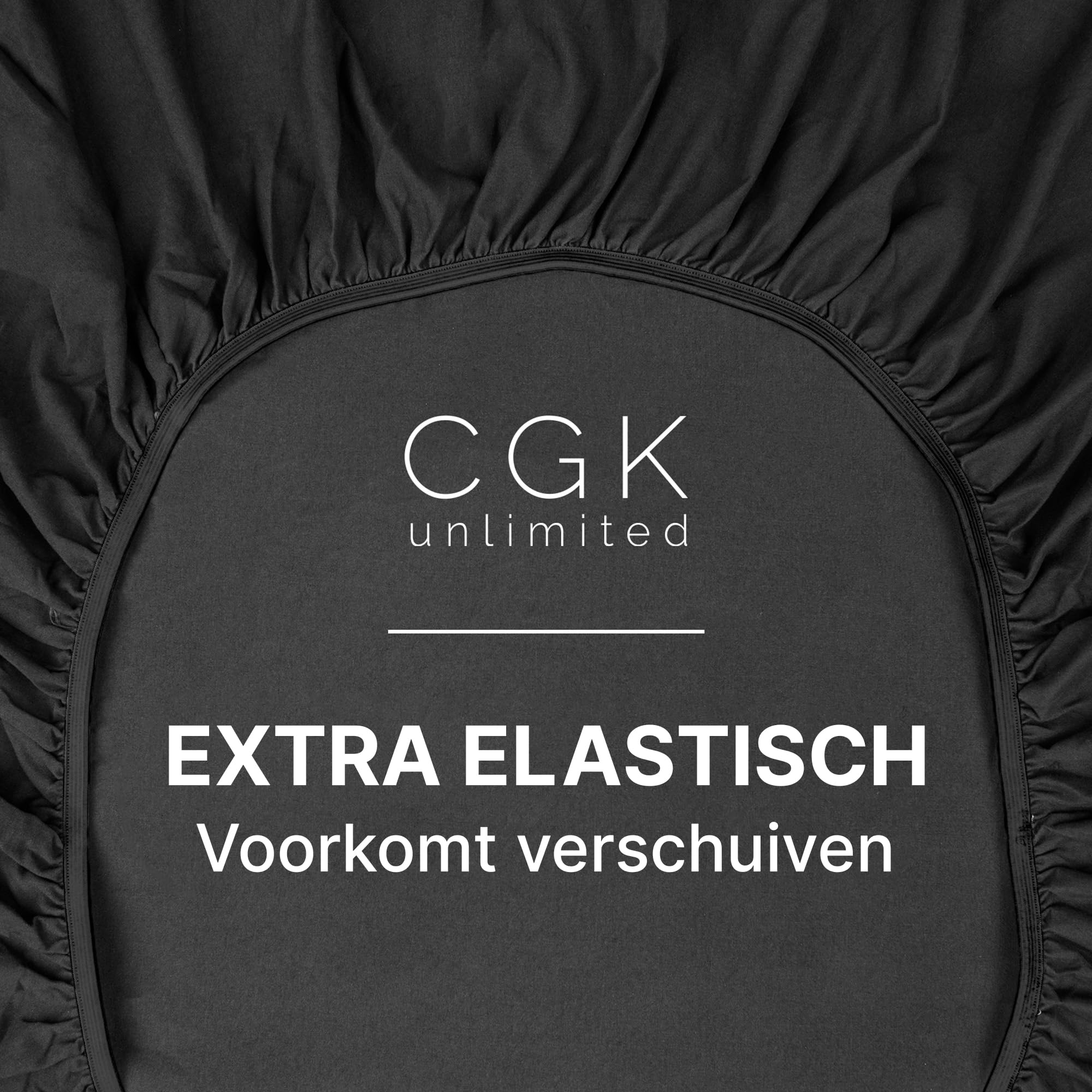 Lenzuolo con angoli 180x200 Nero, profondità 30 cm - Lussuoso lenzuolo con angoli - Per materassi fino a 30 cm (12") di altezza - Morbido, senza pieghe e traspirante - 180x200 - singola