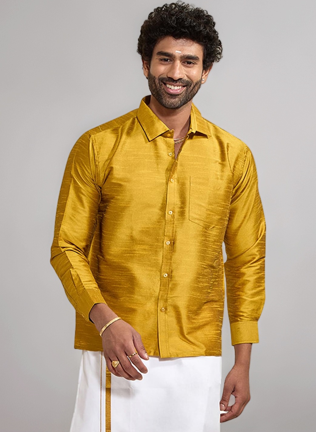 VASTRAMAY Men VASMSH002BU Ethnic Shirt