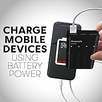 Vista 5 de Panasonic BQ-CC87AKBBA Eneloop pro - Cargador de batería individual avanzado con tecnología de carga portátil, color negro