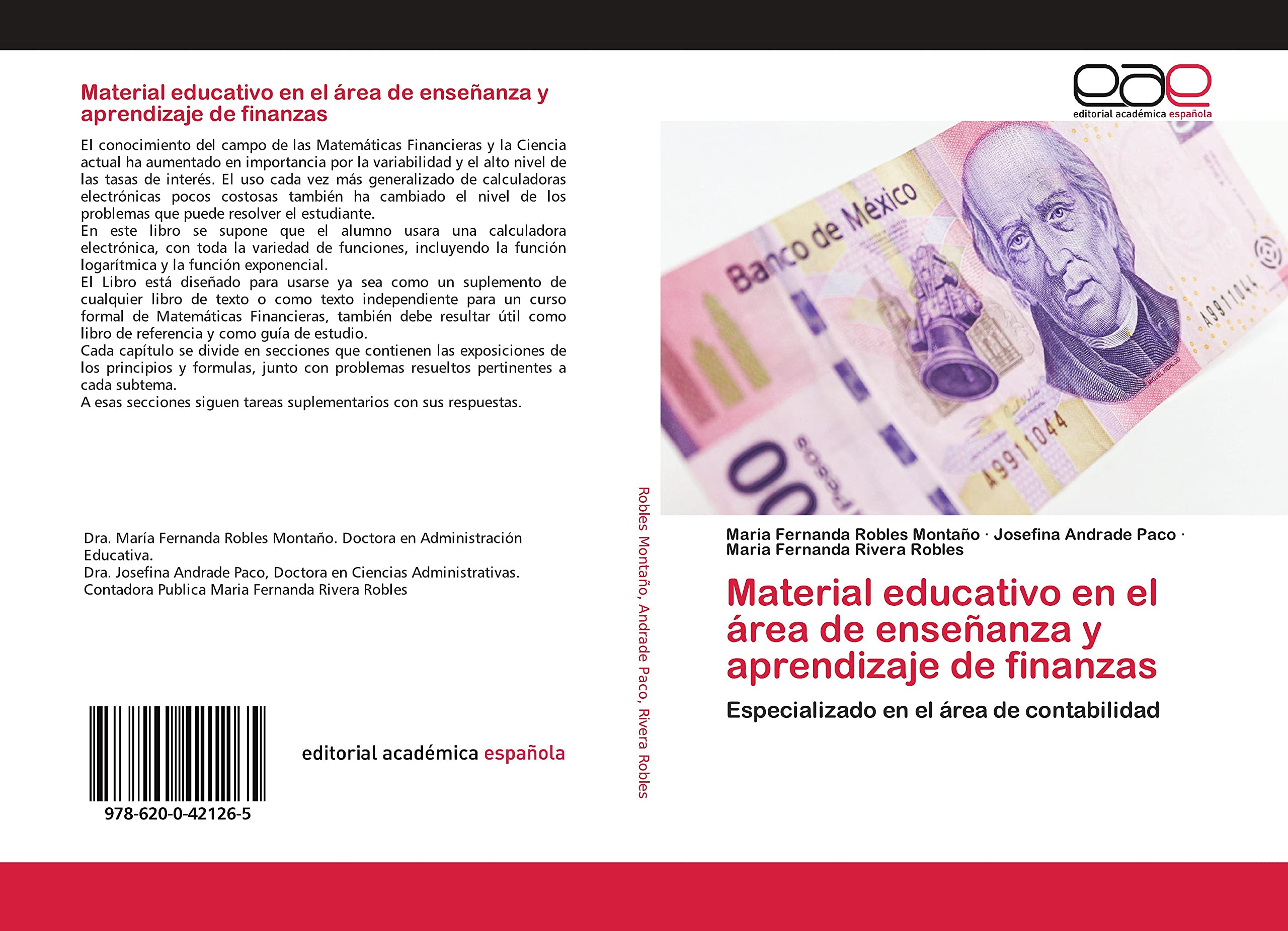 Material educativo en el área de enseñanza y aprendizaje de finanzas: Especializado en el área de contabilidad