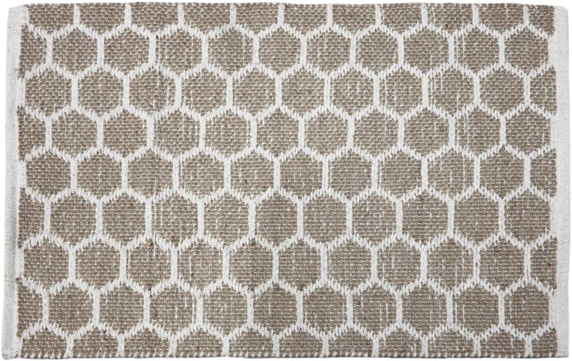 The Home Talk Jute Hemp Cotton Area Rug | Handcrafted Traditional Rugs | Braided Carpet | Natural Shag Rugs for Entryway Bedroom, Home Décor, Dining Room | Eco-Friendly | 2’ x 3’ Natural Store