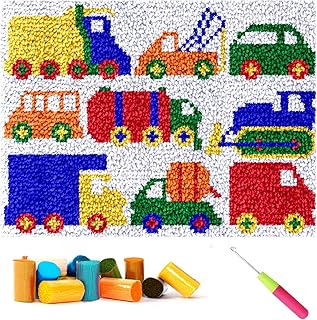 CCWORAN Car Rug Making Kit for Adults DIY Craft Latch Hook R