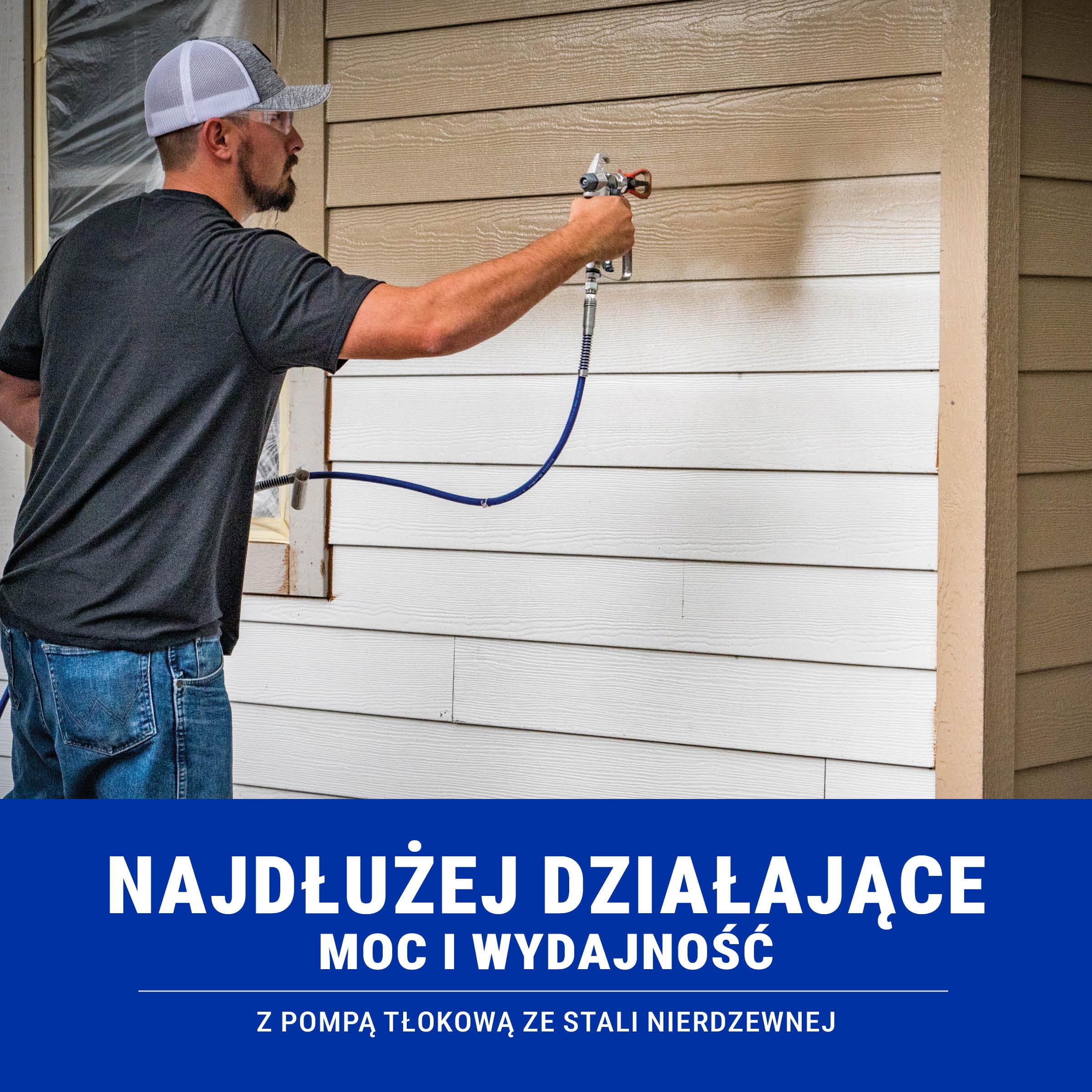 Magnum by Graco 17C245 Airless system natryskowy A45 ProPLUS, potężne urządzenie na kołach, do większych projektów domowych (prędkość przepływu 1,17 l/min, ciśnienie maks. 207 barów)