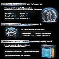 Vista 5 de Deshumidificador para sótano Oro